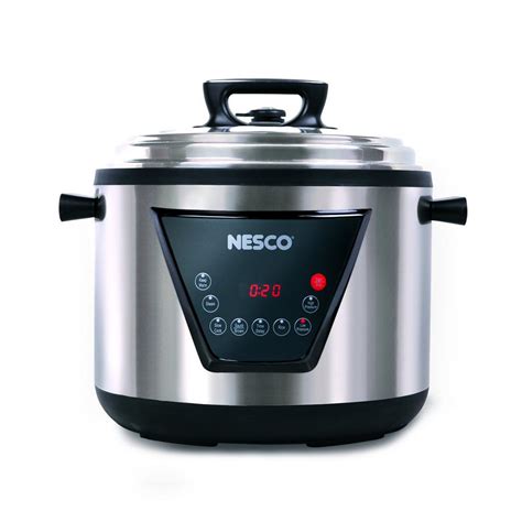 Smart Canner and Cooker creates an ideal balance between safety, performance, and versatility and will soon become one of your favorite kitchen appliances. . Nesco electric pressure canner